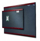 Quartet Push-Pin Bulletin Board, Fabric, 36"H x 48"W, Gray - B444M