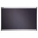 Quartet Push-Pin Bulletin Board, Fabric, 36"H x 48"W, Gray - B444A