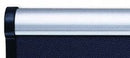 Quartet Push-Pin Bulletin Board, Fabric, 24"H x 36"W, Gray - B443A