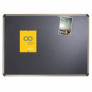 Quartet Push-Pin Bulletin Board, Foam, 36"H x 48"W, Black - B364T