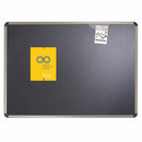 Quartet Push-Pin Bulletin Board, Foam, 36"H x 48"W, Black - B364T
