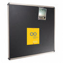 Quartet Push-Pin Bulletin Board, Foam, 36"H x 48"W, Black - B364T