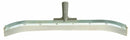 Tough Guy 24 inW Curved Nonmarking Rubber Floor Squeegee Without Handle, Gray - 1ZBZ6