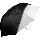 Westcott 60" Optical White Satin with Removable Black Cover Umbrella