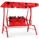 2 Person Kids Patio Swing Porch Bench With Canopy