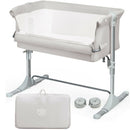 Travel Portable Baby Bed Side Sleeper Bassinet Crib With Carrying Bag-Beige