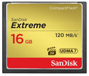 SanDisk Extreme 16GB CF Memory Card 120MB/s