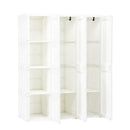 Foldable Closet Clothes Organizer With 8 Cubby Storage