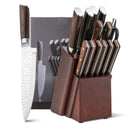 15 Pieces Stainless Steel Knife Set With Ergonomic Handle