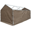 Replacement Canopy Cover for 10 x 20-Feet Carport 8 Legs Carport Shelter with Rings (Frame & Top Cover Not Included)
