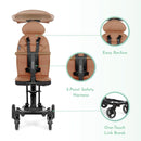 Evolur Cruise Rider Stroller - Cognac