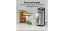 Electric Can Opener with Knife Sharpener and Bottle Opener - Black