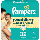 Disposable Baby Diapers - Size 1 - 32 Count
