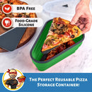 Pizza Pack Silicone Storage Container - Green
