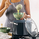 Ceramic Stockpot with Lid - Black