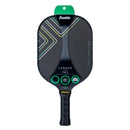 10mm Raw Carbon Fiber Pickleball Paddle - Green