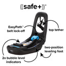 LiteClik30 RXT SafePlus Infant Car Seat and Base - Blue Razz Ice