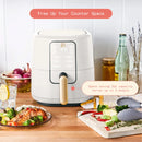 3 Qt Air Fryer with TurboCrisp Technology - White