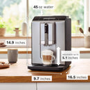 Fully Automatic Espresso Machine - Dark Silver