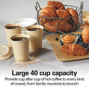 Brew Station 40 Cup Coffee - 40514: Electric Coffee Urn & Dispenser, 1090W, Silver, 8 oz Cup Capacity