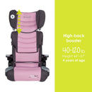 Protect 2-In-1 Folding Booster Car Seat - Dash Rose