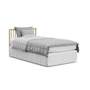 Teddi Convertible Mini Crib with Mattress - Driftwood