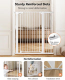 42" Extra Tall Baby Gate - White