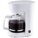 12 Cup Coffee Maker, 1.8 Liter Capacity - White