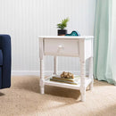 Jenny Lind Spindle Nightstand - White