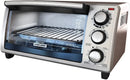 4 Slice Toaster Oven - Black