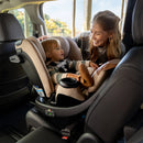 Gold Revolve 360 Extend All-in-One Rotating Convertible Car Seat with SensorSafe- Travertine
