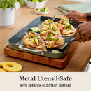 Ceramic Double Griddle Silver \