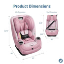 Pria All-in-One Convertible Car Seat - Rose Pink