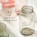 32oz 4pk Glass Regular Mouth Mason Color Jar with Lid and Band Sand