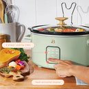 4Qt Slow Cooker with Touch-Activated Display - Green