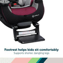 Grow and Go Extend ‘n Ride LX All-in-One Convertible Car Seat - Black Pepper