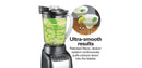 3 in 1 Blend & Juice Glass 5-Speed Blender System Black 53524: Juicer, Smoothie Maker, Dishwasher Safe