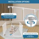 Easy Walk-Thru Safety Gate - White