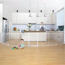 198" Baby Gate Extra Wide Gate White