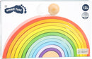 Wooden Rainbow Nesting Block Set