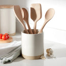 Camwood Collection Stoneware Utensil Holder Green