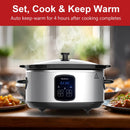 6QT Slow Cooker - Stainless Steel