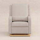Sigi Glider Recliner With USB - Performance Beach Light Wood Base