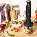 2-Speed Immersion Blender with Chopper & Measuring Cup