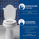Slow Close Toilet Seat - Black