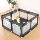 50"x50" 4-Panel Baby Playpen Spacious & Secure Portable Playard