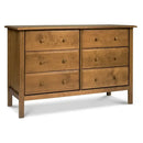 Jayden 6 Drawer Double Dresser - Chestnut