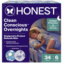 34ct Disposable Overnight Diapers - Size 6