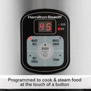 Beach 8 Cup Rice Cooker & Food Steamer with Steam & Rinse Basket, Stainless Steel