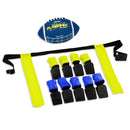 10 Player Flag Football Set - Mini Blue Football